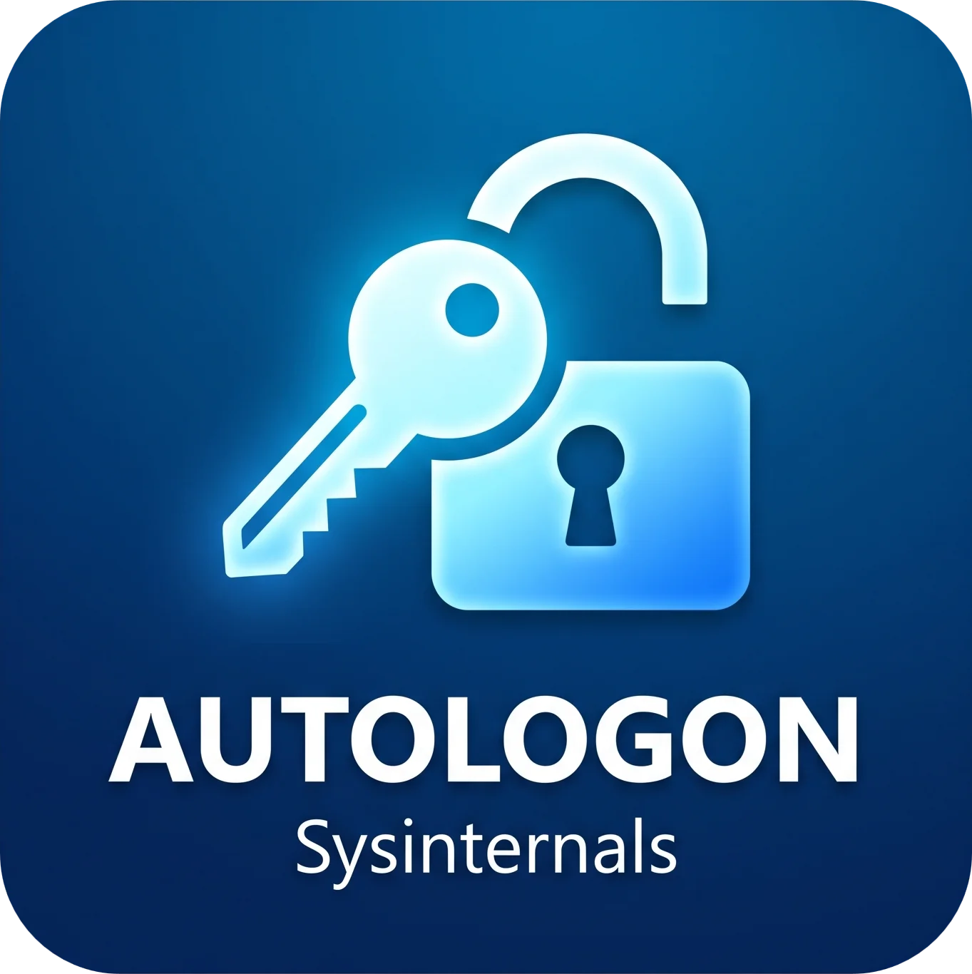 AutoLogon 실행 아이콘 이미지